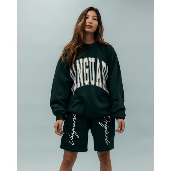 Vanguard Originals black spellout crewneck sweater unisex XL - Picture 1 of 5